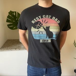 Best cat dad ever tshirt